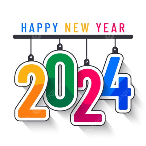 happy new year 2024 clipart